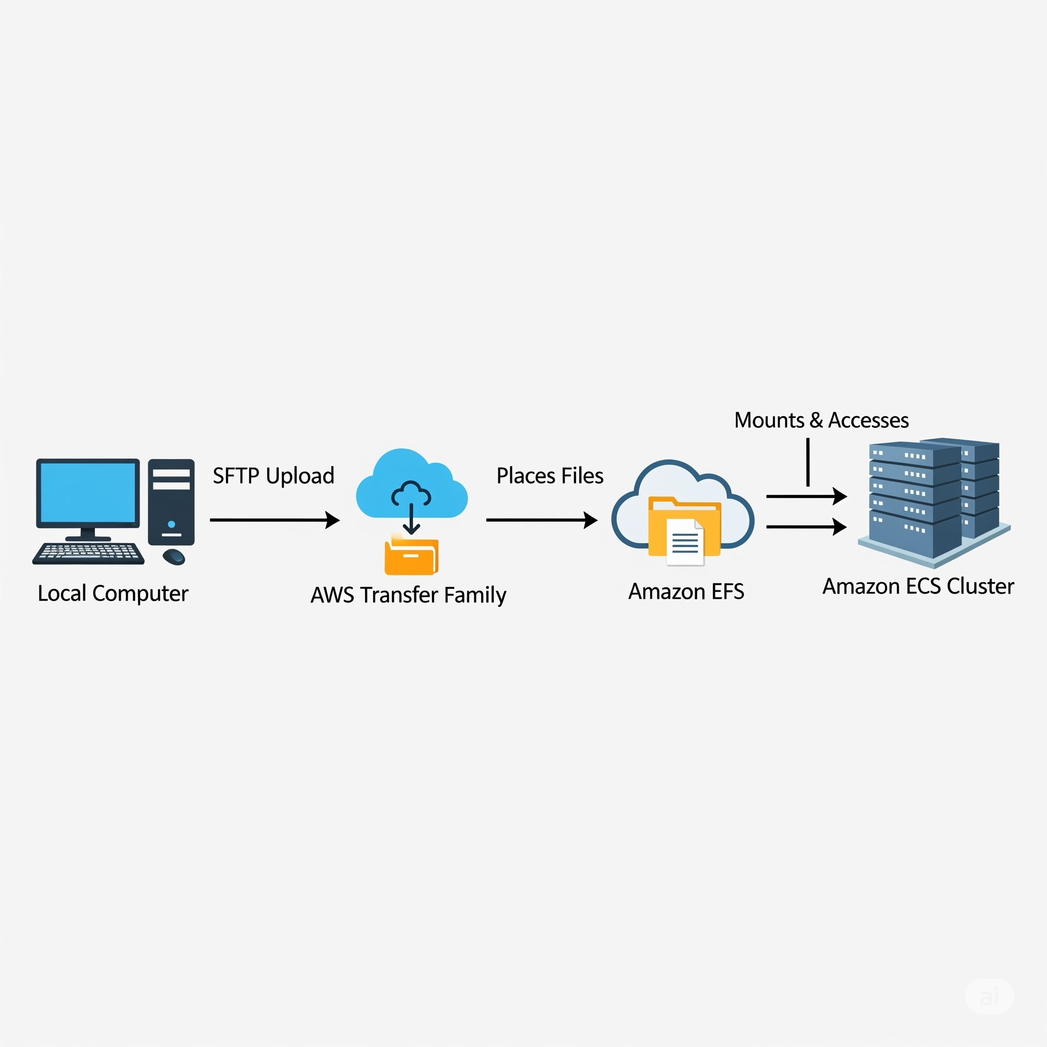 Amazon EFS & AWS Transfer Family/AWS preview